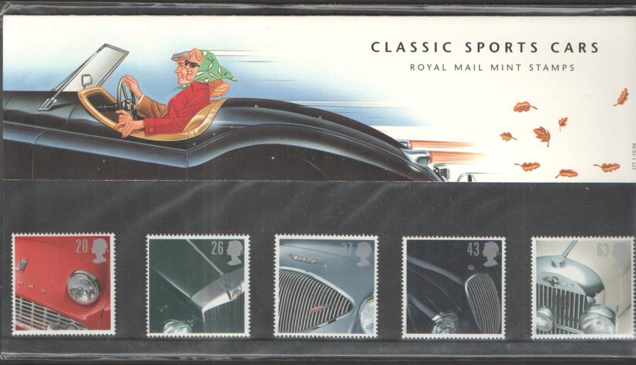 (image for) 1996 Classic Sports Cars Royal Mail Presentation Pack 271